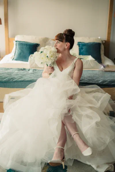 Bride portrait on her wedding day at a Dublin wedding venue