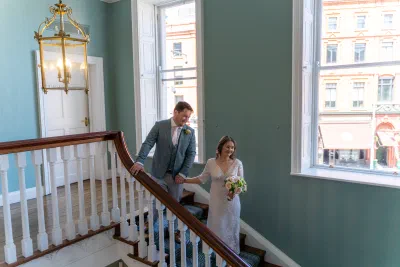 Wedding photography at the National Gallery of Ireland, Dublin