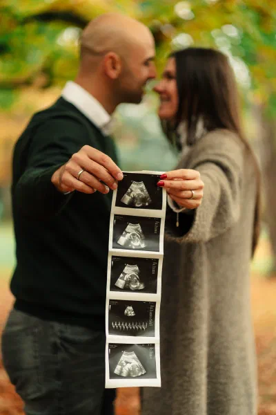 Maternity photography in Dublin, expectant mother in golden hour light