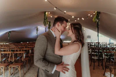 Poulaphouca House marquee wedding reception, Wicklow